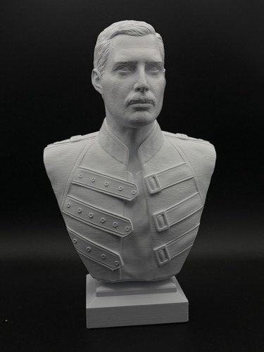 Busto freddie mercury rock - 3d,