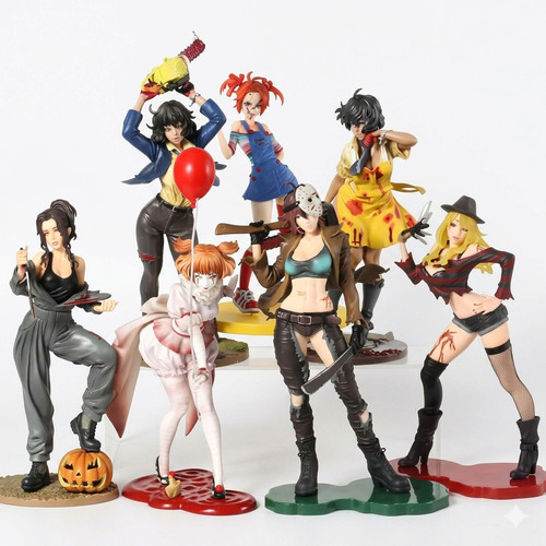 Statua horror bishoujo anime - statua,